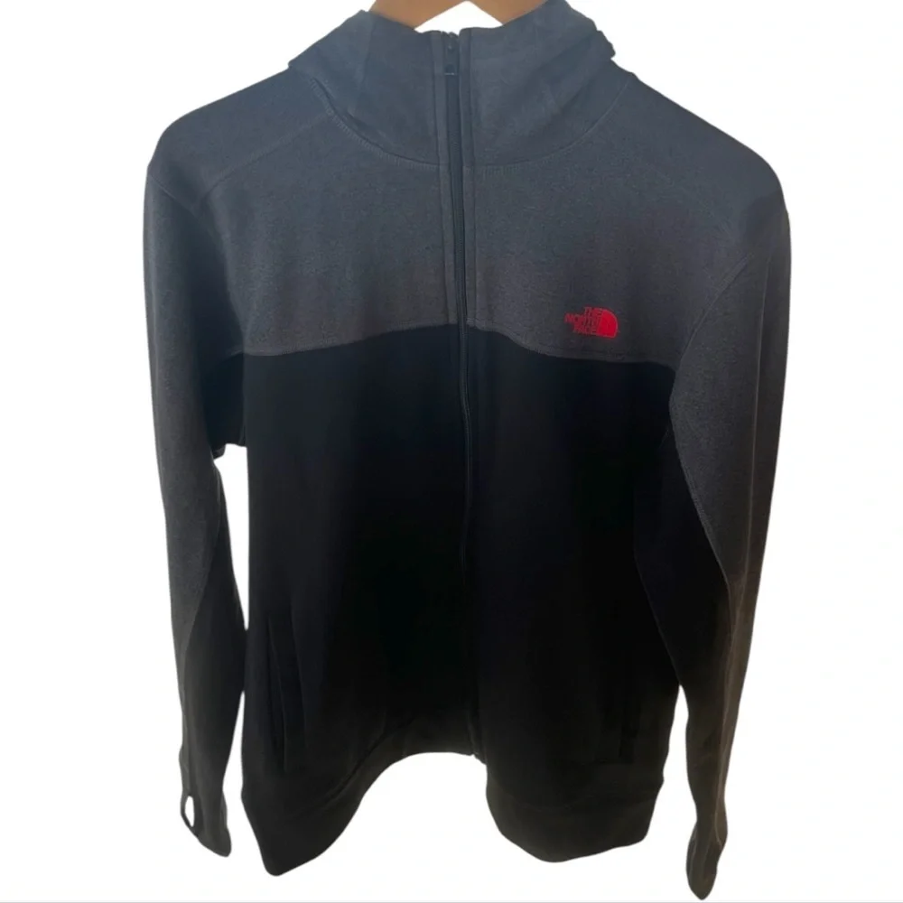 The North Face Black & Grey Zip Up Hoodie